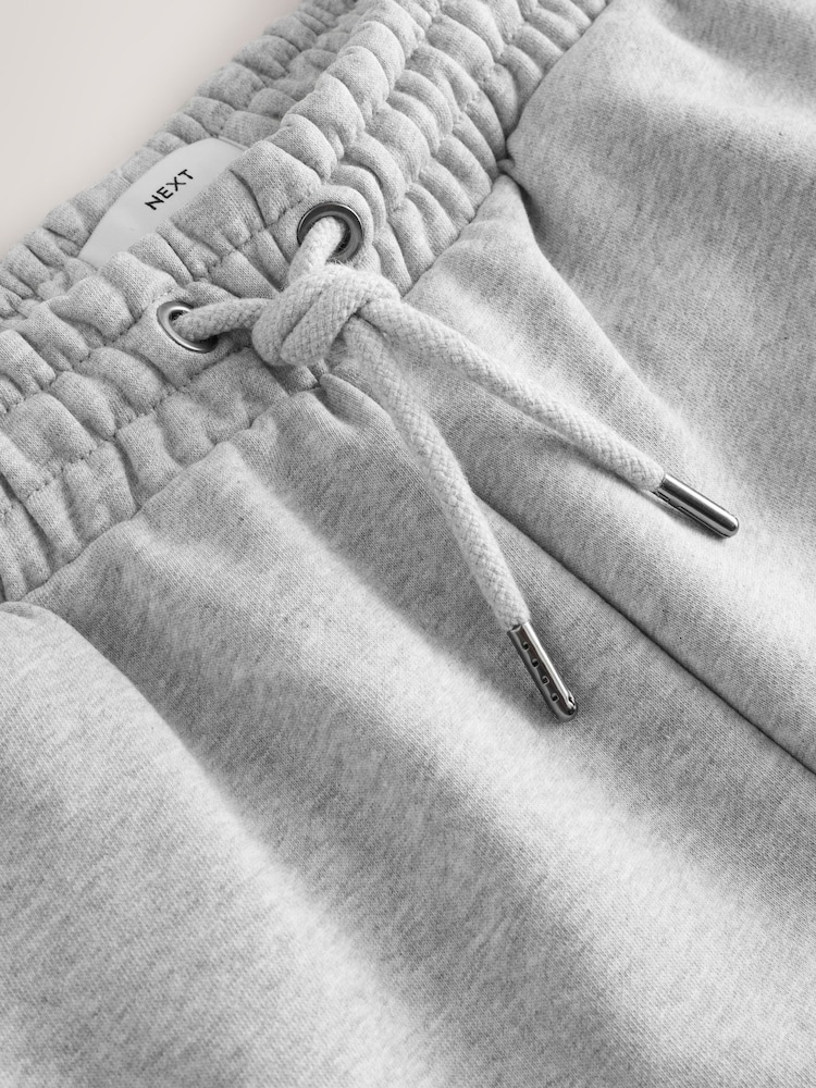 رمادي مموج - قياس انسيابي - بنطلون رياضي ثقيل الوزن ممشّط من الداخل - صورة 9 من 9