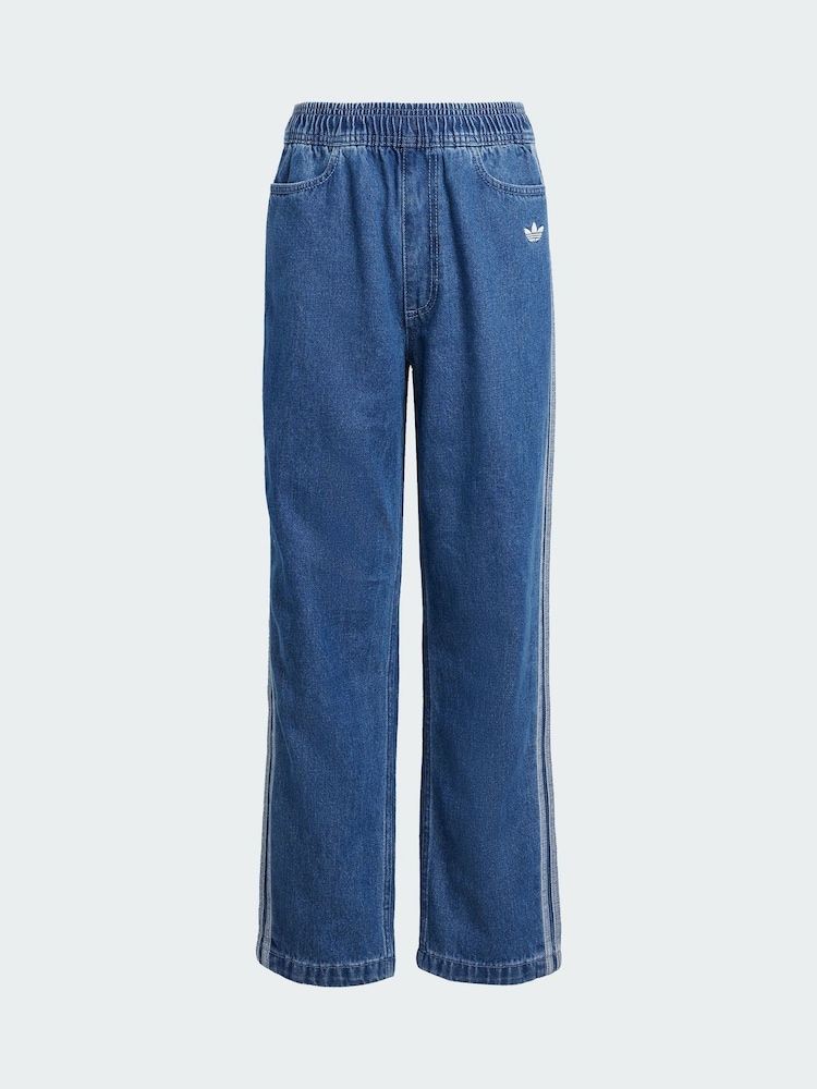 adidas Originals Blue Denim Joggers - Image 4 of 4 adidas Originals Blue Denim Joggers - Image 4 of 4