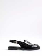 River Island Black Sling Back Loafers - Image 3 of 6