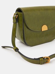 Accessorize Green Boxy Cross-Body Bag - Image 3 of 5