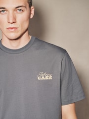 Grey EDIT Johnny Cash Graphic T-Shirt - Image 5 of 10