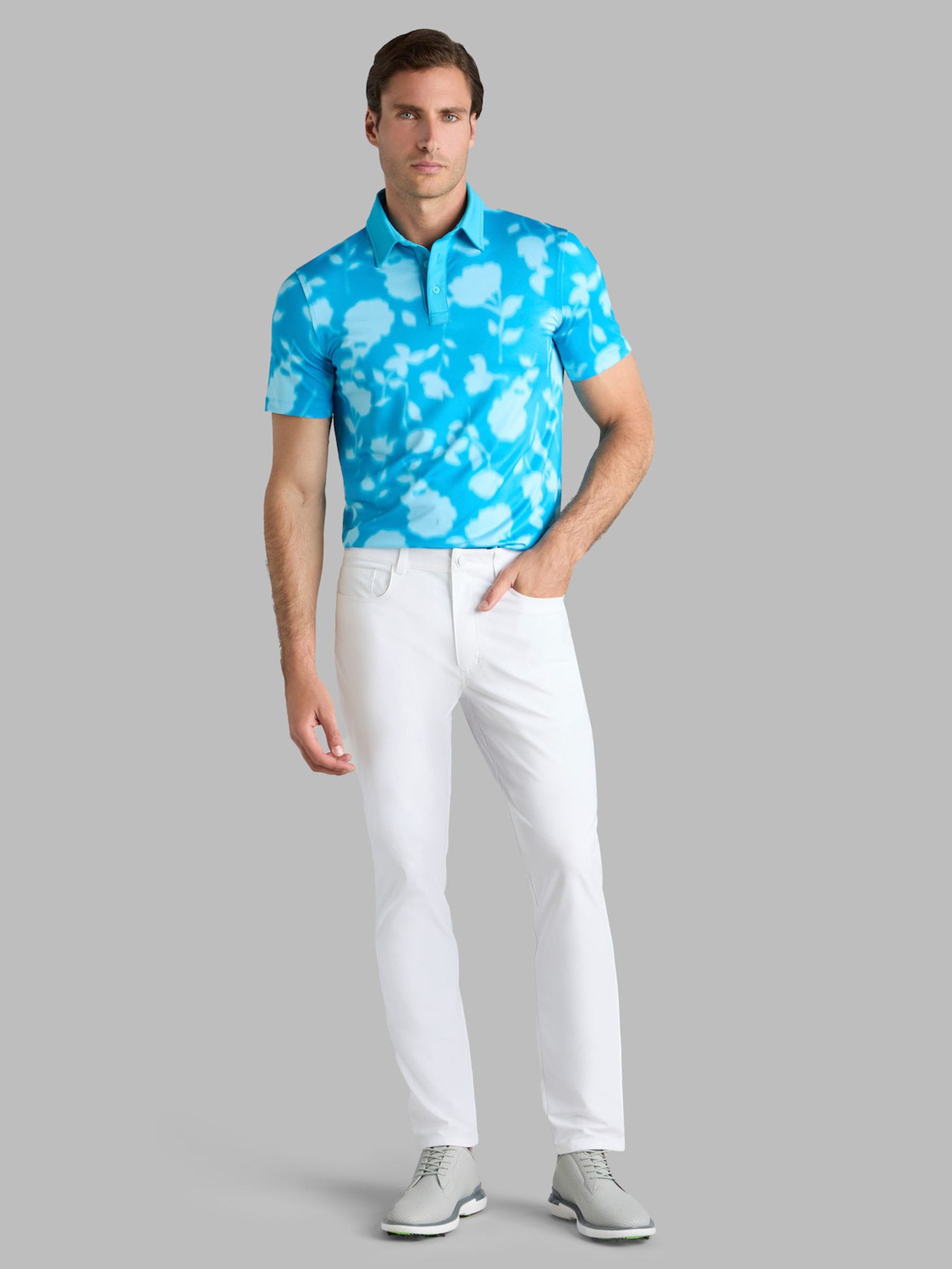 Buy G/Fore Blue Floral Tech Golf Polo Shirt from Next USA