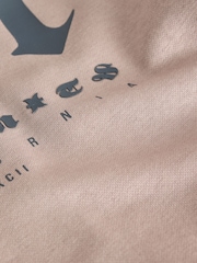 Stone Subscribe Graphic Zip Through Hoodie (3-16yrs) - Image 8 of 9