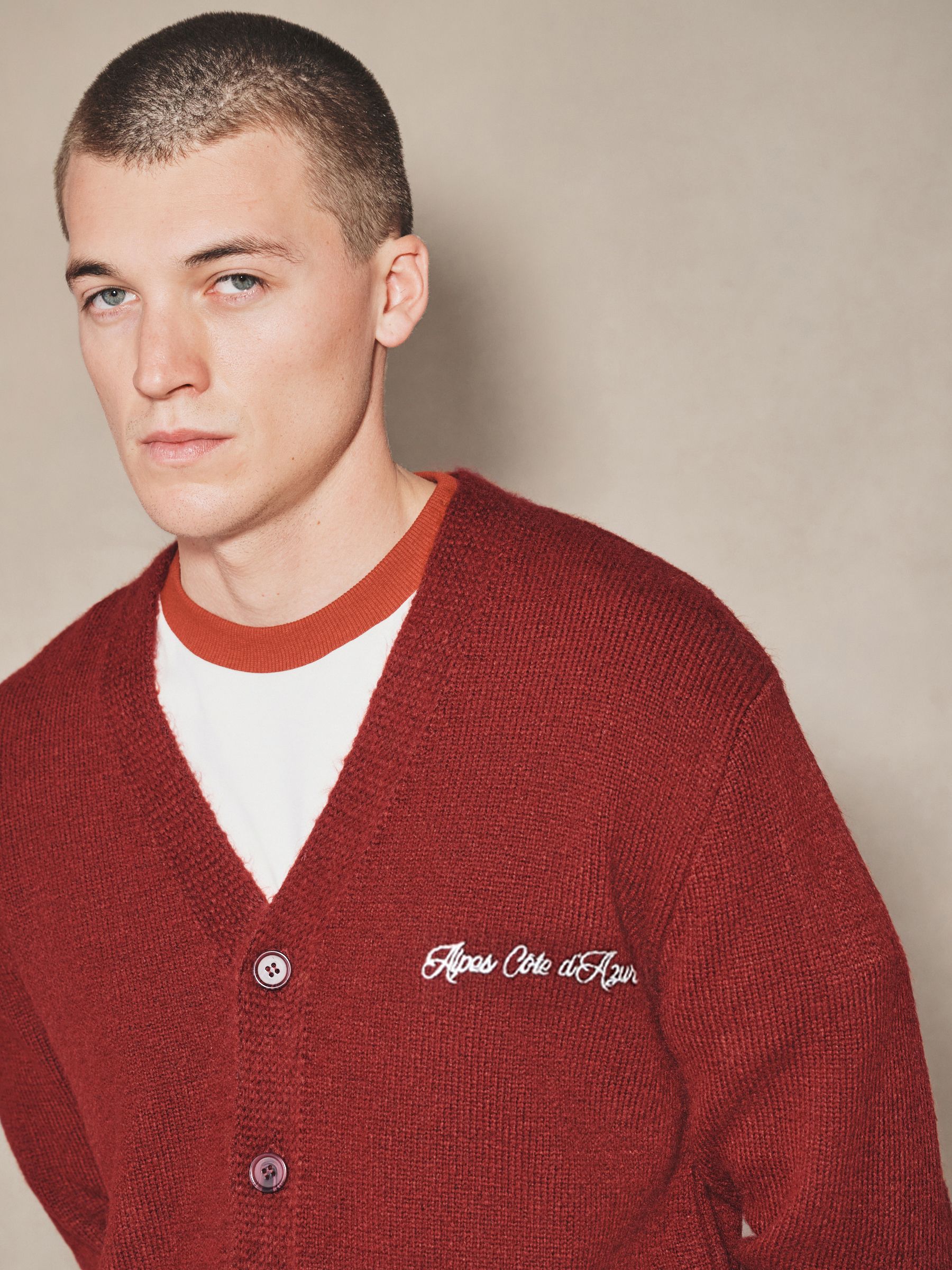 Buy Burgundy Red EDIT Knitted Cardigan from Next USA