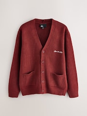 Roșu vișiniu - EDIT Knitted Cardigan - Imaginea 5 din 7