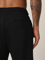 Black Straight Fit Brushback Heavyweight 2 Pack Joggers - Image 7 of 10