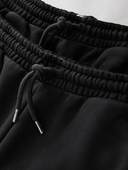 Black Straight Fit Brushback Heavyweight 2 Pack Joggers - Image 9 of 10