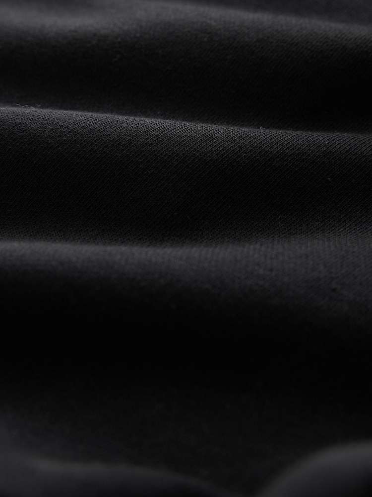 Black Straight Fit Brushback Joggers 2 Pack - Image 9 of 9 Black Straight Fit Brushback Joggers 2 Pack - Image 9 of 9