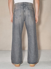 أزرق داكن - تعديل جينز بقصة واسعة - صورة 2 من 11