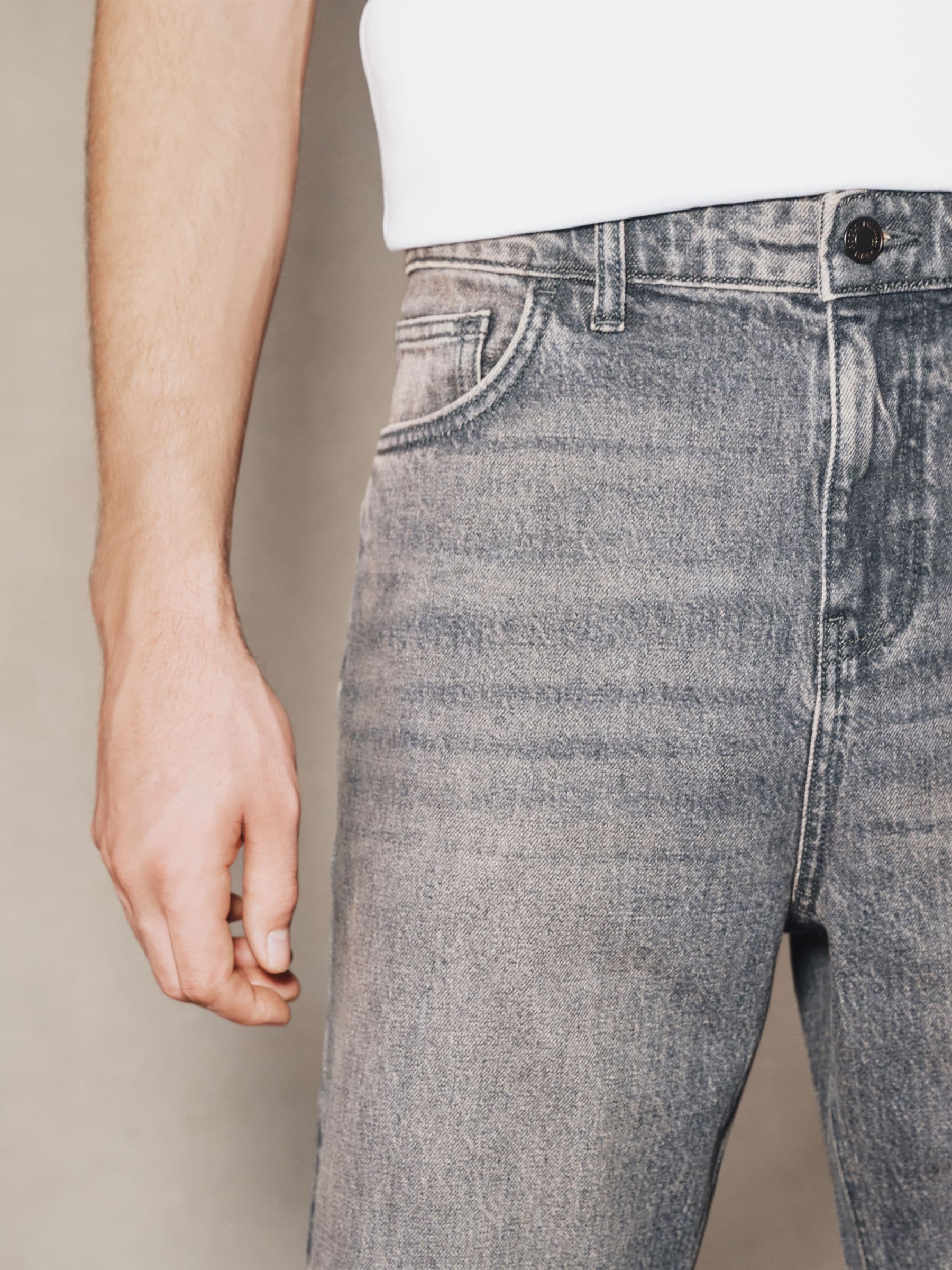 Buy Grey Edit Flare Jeans from Next USA