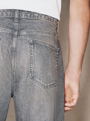 أزرق داكن - تعديل جينز بقصة واسعة - صورة 6 من 11