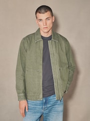 Green EDIT Zip Through Jacket - Image 1 of 9