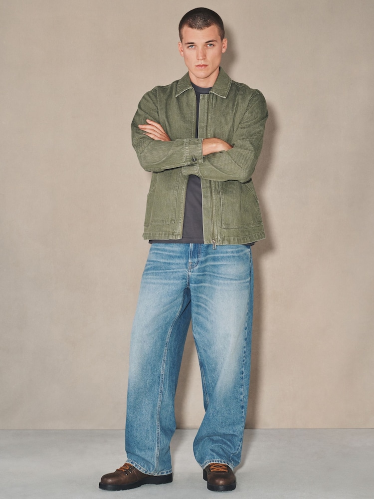 Green EDIT Zip Through Jacket - Image 2 of 9