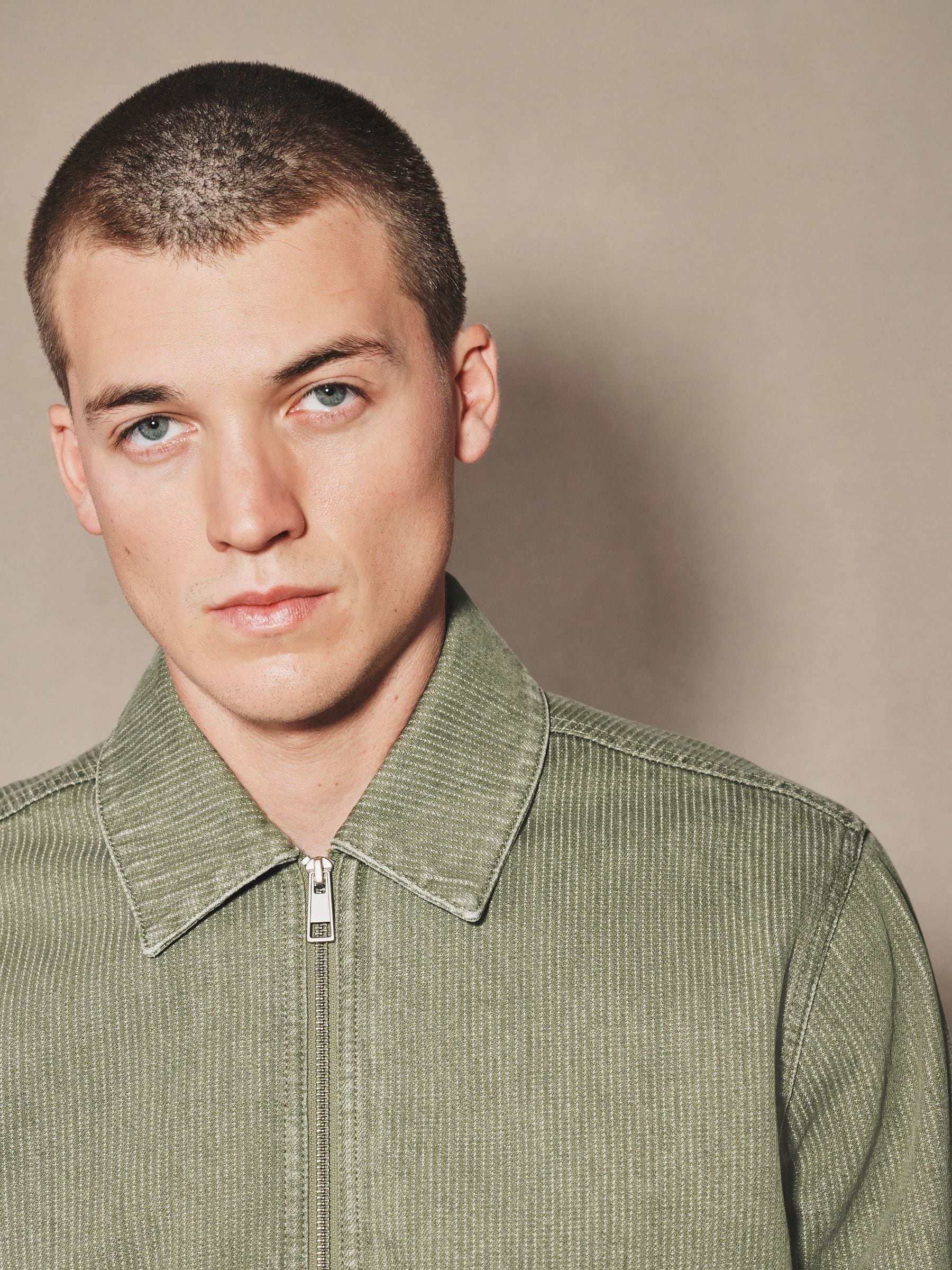 Buy Green EDIT Zip Through Jacket from Next Romania