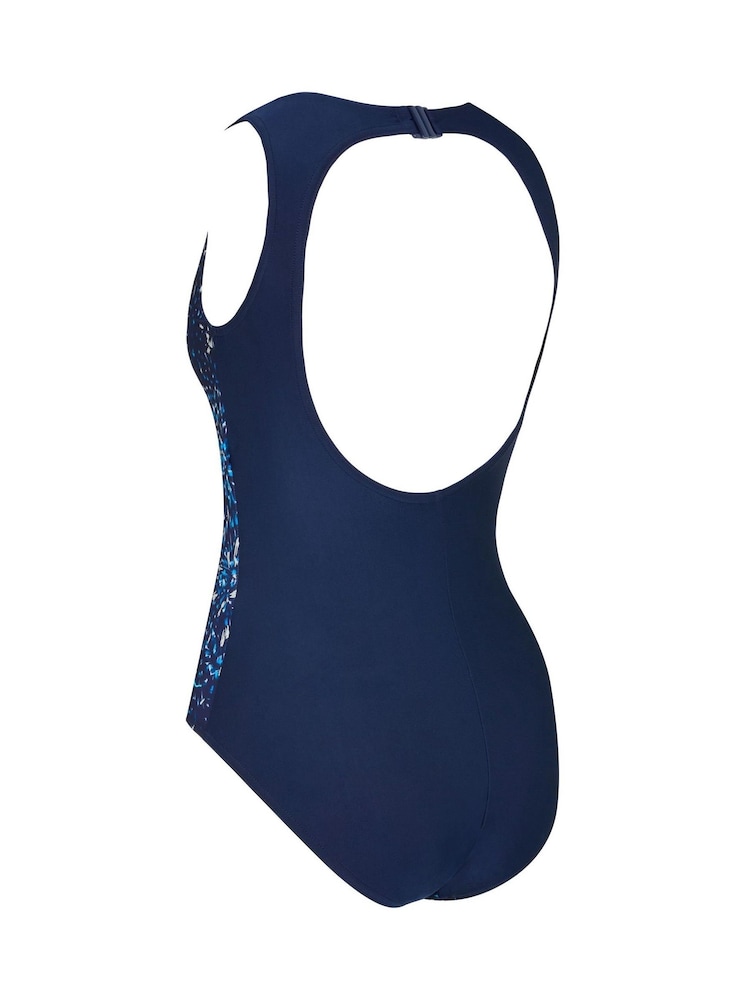 Zoggs Blue Hi Front Boronia Swimsuit - Image 3 of 3