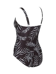 Zoggs Adjustable Classicback Black Swimsuit with Foam Cup Support - Image 2 of 2