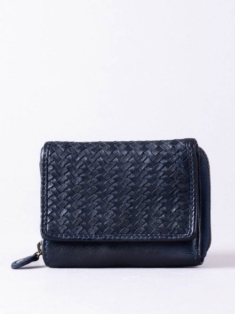 Lakeland Leather Blue Small Wreay Purse - Image 1 of 5
