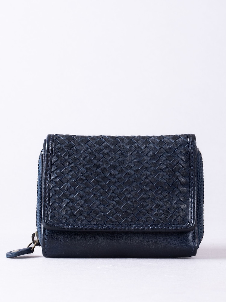 Lakeland Leather Blue Small Wreay Purse - Image 2 of 5