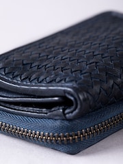 Lakeland Leather Blue Small Wreay Purse - Image 5 of 5