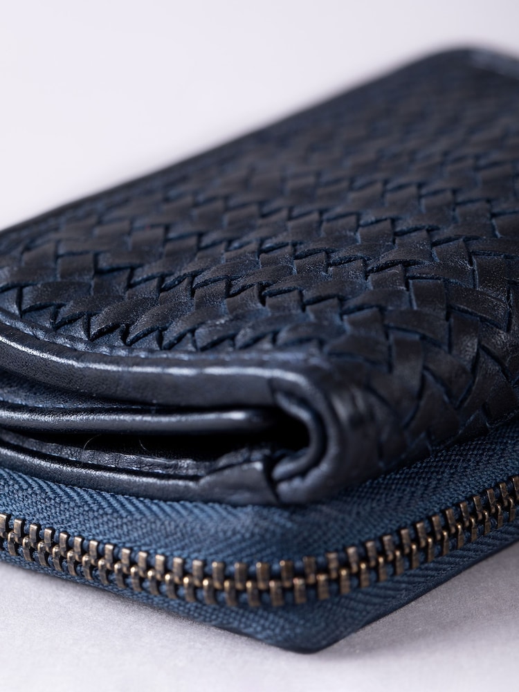 Lakeland Leather Blue Small Wreay Purse - Image 5 of 5