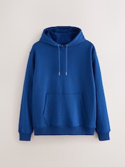 Cobalt Blue/Slate Grey Cotton Rich Jersey Overhead Hoodies 2 Pack - Image 3 of 5