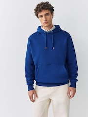 Cobalt Blue/Slate Grey Cotton Rich Jersey Overhead Hoodies 2 Pack - Image 6 of 13