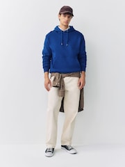 Cobalt Blue/Slate Grey Cotton Rich Jersey Overhead Hoodies 2 Pack - Image 8 of 13