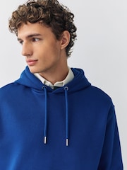 Cobalt Blue/Slate Grey Cotton Rich Jersey Overhead Hoodies 2 Pack - Image 9 of 13