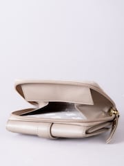 Lakeland Leather Natural Medium Icon Stud Tab Purse - Image 5 of 5
