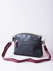 Lakeland Leather Black Hartsop Zip Cross-Body Bag - Image 5 of 6