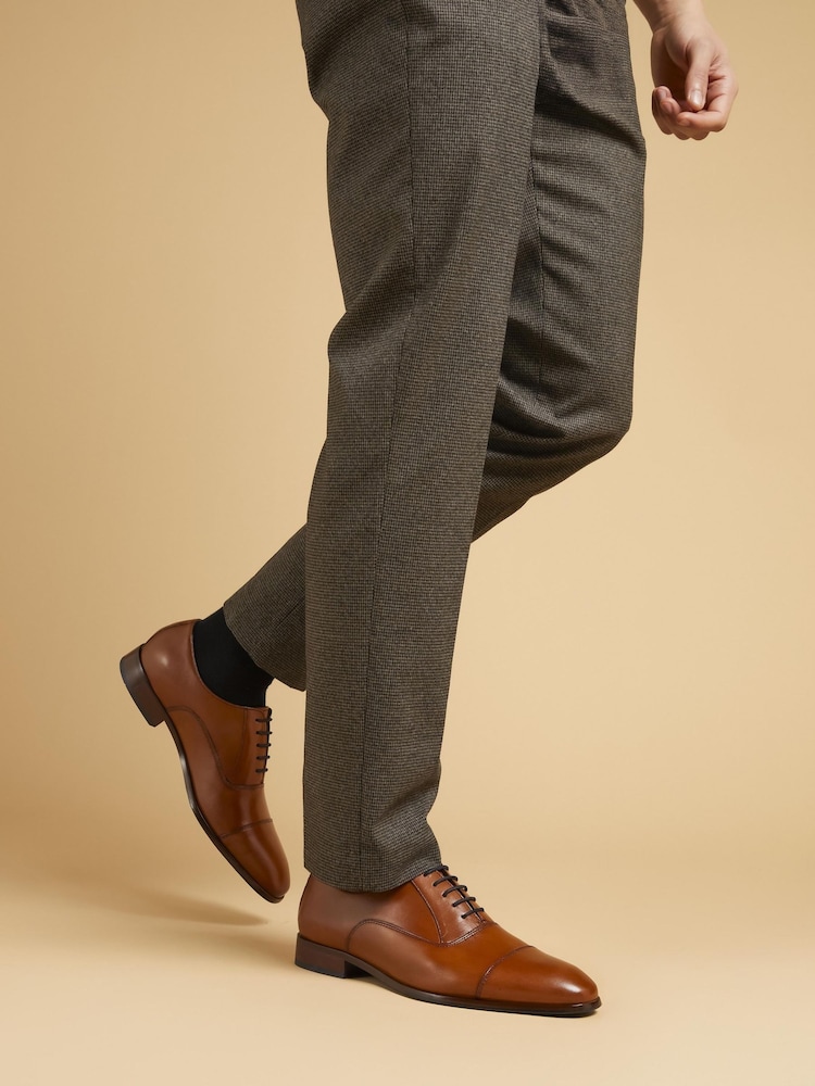 Jones Bootmaker Brown Marvin Leather Oxford Shoes - Image 1 of 5 Jones Bootmaker Brown Marvin Leather Oxford Shoes - Image 1 of 5