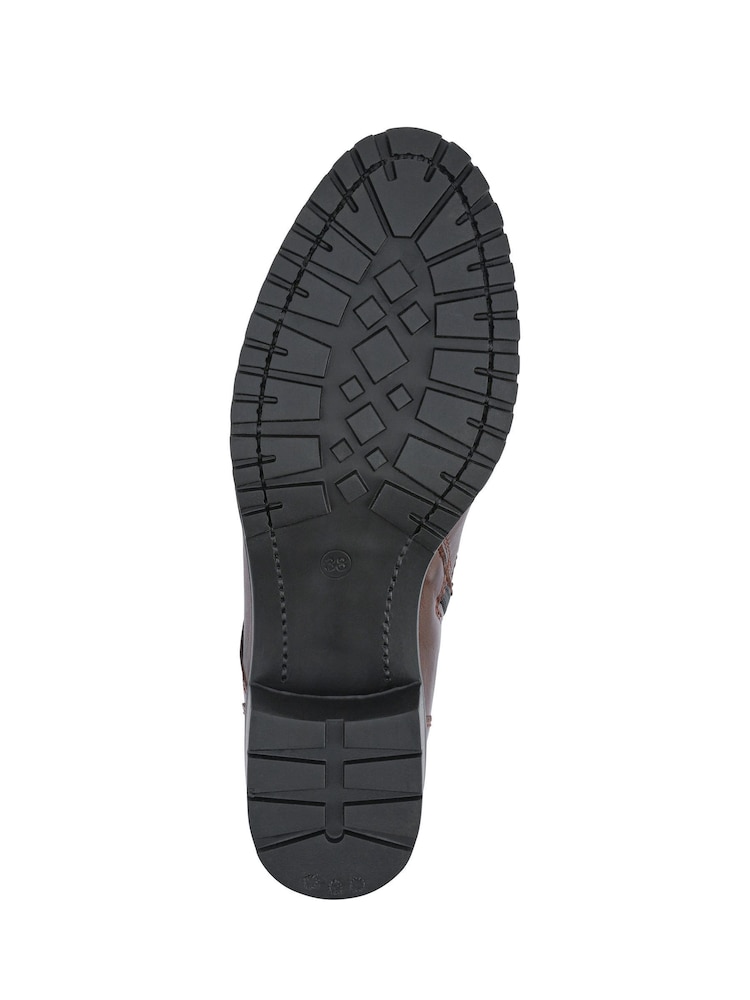 Jones Bootmaker Brown Ladies Ankle Casual Boots - Image 5 of 5