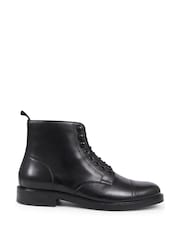 Jones Bootmaker Black Finch Leather Lace-Up Boots - Image 1 of 5