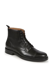 Jones Bootmaker Black Finch Leather Lace-Up Boots - Image 2 of 5