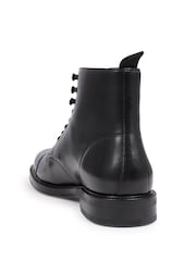 Jones Bootmaker Black Finch Leather Lace-Up Boots - Image 3 of 5