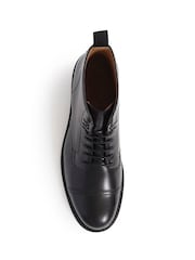 Jones Bootmaker Black Finch Leather Lace-Up Boots - Image 4 of 5