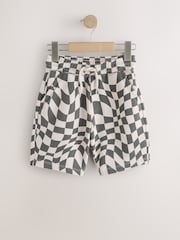 Charcoal/Check Basic Shorts (3-16yrs) - Image 2 of 6