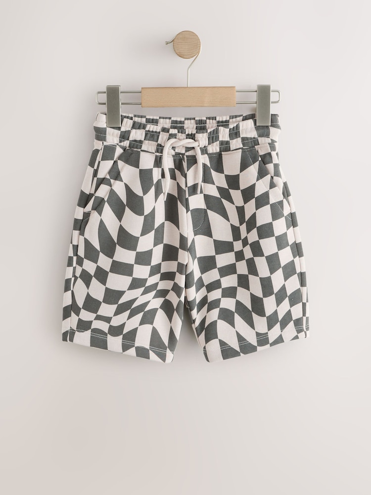 Charcoal/Check Basic Shorts (3-16yrs) - Image 2 of 6