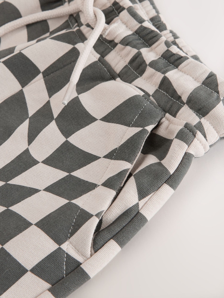 Charcoal/Check Basic Shorts (3-16yrs) - Image 6 of 6