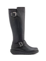 Negro - Jones Bootmaker Long Darlene Leather Boots - Imagen 1 de 5