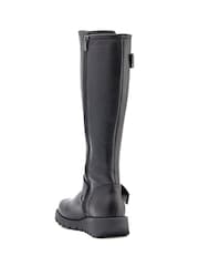 Negro - Jones Bootmaker Long Darlene Leather Boots - Imagen 3 de 5
