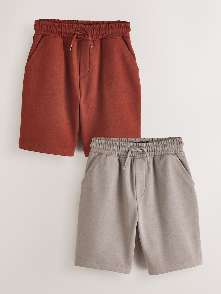 Rust Brown/Stone Basic Shorts (3-16yrs) - Image 1 of 7