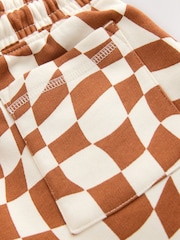 Rust Brown Check Regular Fit Basic Shorts (3-16yrs) - Image 8 of 8