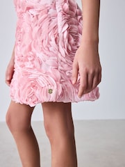 Baker by Ted Baker 3D Textured Floral Top & Skirt 2 Piece Set - Image 4 of 12