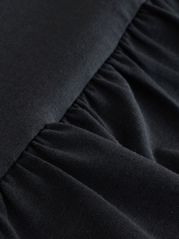 Baker by Ted Baker 3 Pack Bubble Hem Pink/Black/White Vest Tops - Imaginea 8 din 8