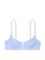 Victoria's Secret PINK Dottie Blue Wired Bikini Top - Image 3 of 3