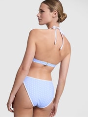 Victoria's Secret PINK Dottie Blue Brazilian Bikini Bottoms - Image 2 of 3