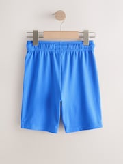 Cobalt Blue/Black Light Weight Sports Shorts 2 Pack (3-17yrs) - Image 2 of 5