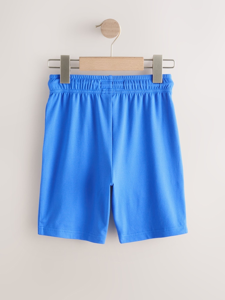 Cobalt Blue/Black Light Weight Sports Shorts 2 Pack (3-17yrs) - Image 2 of 5
