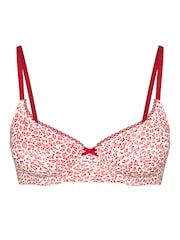 Victoria's Secret PINK Red Leopard Wired Bikini Top - Image 3 of 3
